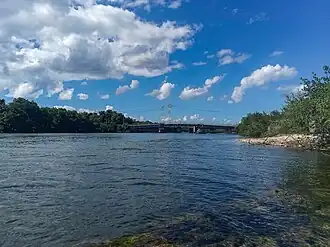Rivière Salée, as seen on 17 July 2020