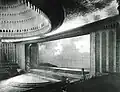 The theatre's massive stage, c. 1920