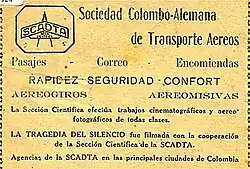 The announcement of the release of the film