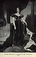 Her eldest daughter, Wilhelmine