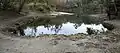 Panoramic view of karst spring