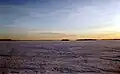 Frozen in winter