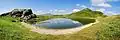 Volcanic lake at the heights of Tsaghkunyats