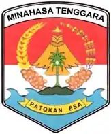 First emblem of Southeast Minahasa Regency (2007–2010).[60]