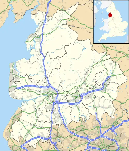 Morecambe is located in Lancashire