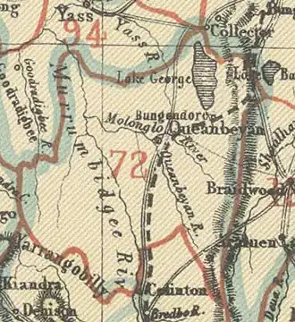 Map of the district in 1907