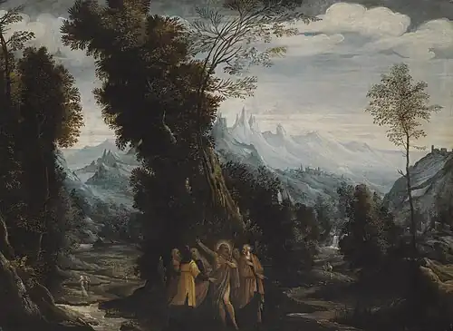 John the Baptist Preaching in the Wilderness, priv. coll.