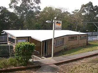 Lapstone railway station building.
