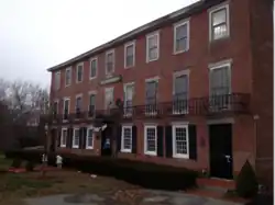The Company Store, now known as the Larkin Building at Rogersons Village Historic District