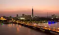 Cairo Tower at sunset