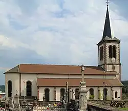 The church in Laval-sur-Vologne