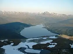 View of the village on the left side of the fjord