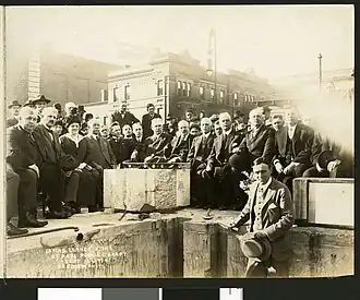 Laying of Corner Stone for construction of Central Library