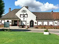 The town hall and school of Le Bosquel