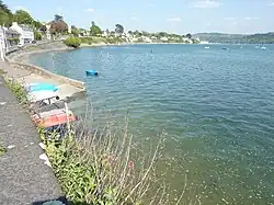 The cove of Camfrout on the estuary of the Élorn