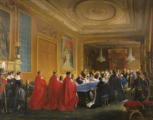 Louis Philippe Receiving the Order of the Garter, 1844