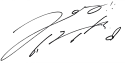 Signature of Lee Jong-suk