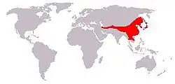 Map of range