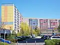 Renovated prefabricated building in Stuttgarter Allee/Breisgaustrasse