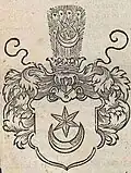 Leliwa in the armorial Herby rycerztwa polskiego... by Bartłomiej Paprocki, 1584