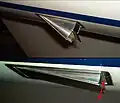 Self bailer, bottom type outside the boat