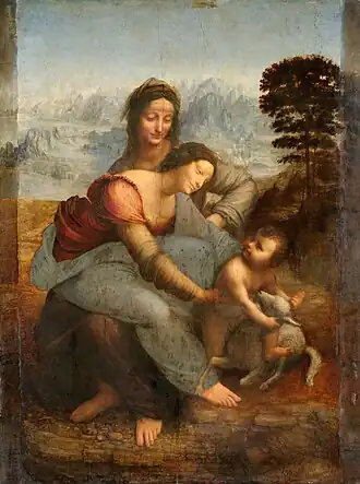 Leonardo da Vinci's Virgin and Child with Saint Anne (c. 1501–19), Louvre, Paris