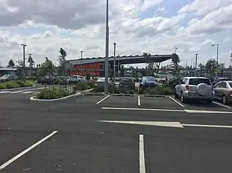 Leppington station from car park