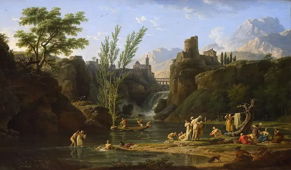 Morning, The Bathers by Claude-Joseph Vernet