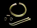Gold artefacts from the Leubingen barrow
