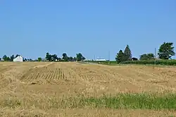 Stubble field just southwest of West Leipsic