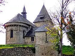 The church in Liginiac