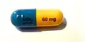 Strattera 60-mg capsule front with Lilly logo