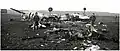 The day after the crash. The passengers' belongings are gathered.