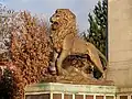 Lion and serpent