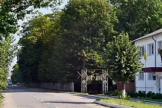Modern view of the botanical garden in Liubeshiv