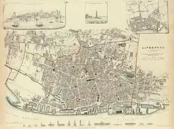 Map of Liverpool, 1836.