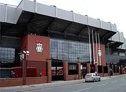 The Shankly Gates at Liverpool F.C.'s Anfield stadium