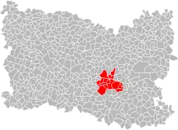 Location of Pays d'Oise et d'Halatte