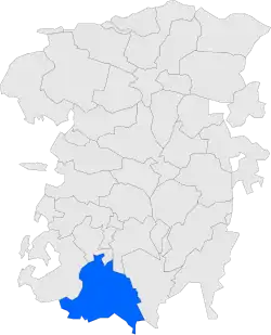 Map showing location within Berguedà