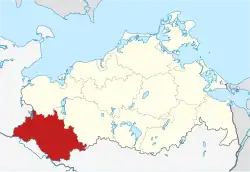 Location of Ludwigslust