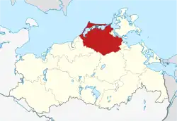 Location of Nordvorpommern