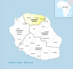 Location within Réunion