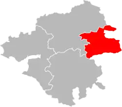 Location within the department Loire-Atlantique