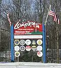 City welcome sign