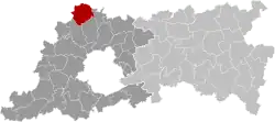 Location of Londerzeel in Flemish Brabant