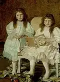 Dorothy and Lorna Bell. 1890s.