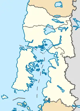 Calbuco Island is located in Los Lagos