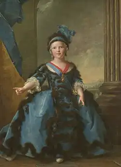 Portrait of the Duke of Burgundy by Jean-Marc Nattier