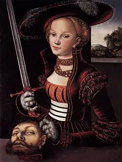 Judith with the Head of Holofernes by Lucas Cranach the Elder, 1530
