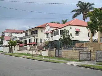 Lutwyche houses on Stoneleigh Street, 2013